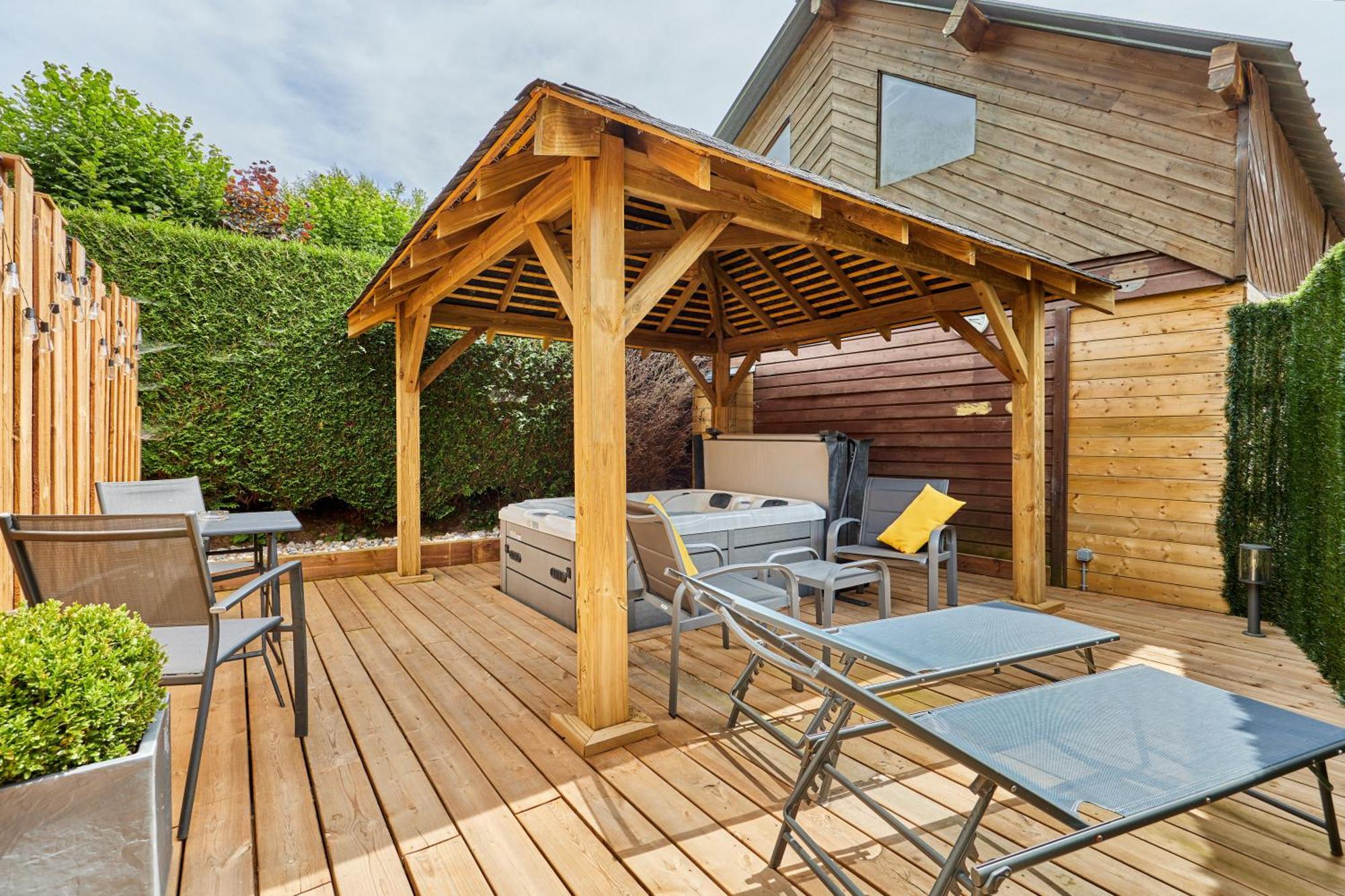Domaine Du Gros Chene - Terrasses Avec Jacuzzis Privatifs Ablon Exterior foto